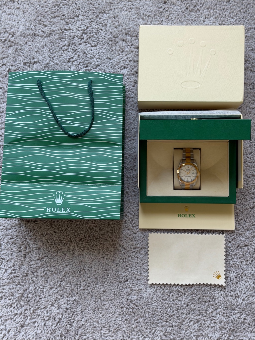 Rolex Datejust 41 TwoTone Stainless Steel  18k Yellow Gold